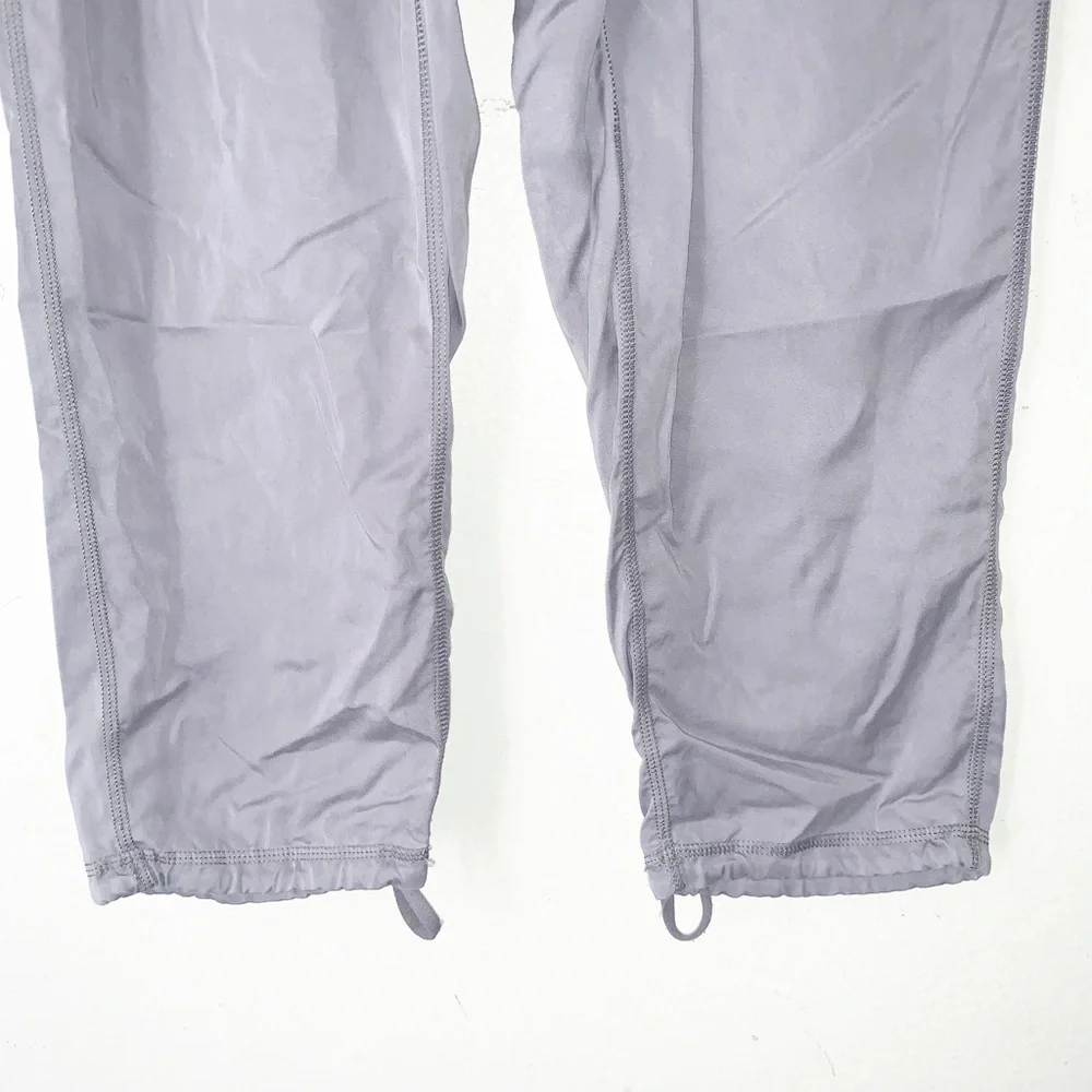 Lululemon Fossil Gray Tencel Post Power Pants Fold Over S 4
